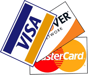 Plumb Time Accepts All Major Credit Cards